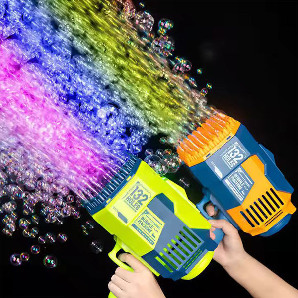 132 HOLES ELECTRIC BUBBLE MACHINE GUN