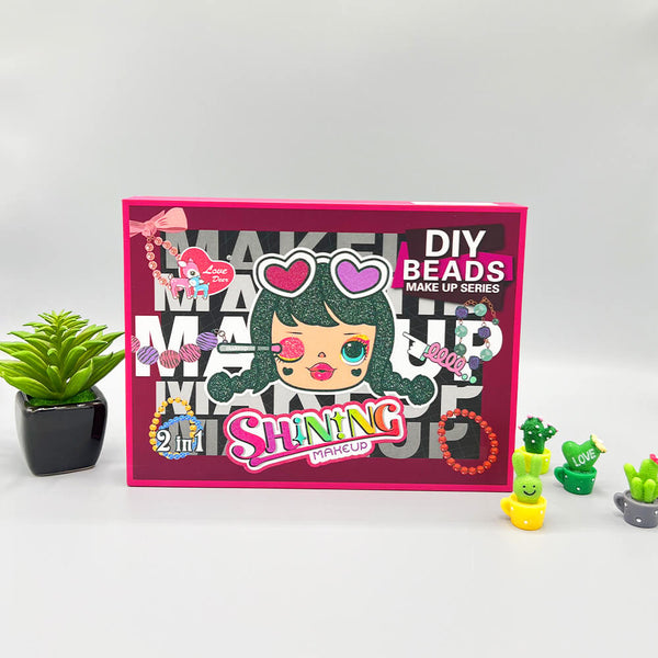 2 IN 1 DIY BEADS & MAKEUP SET