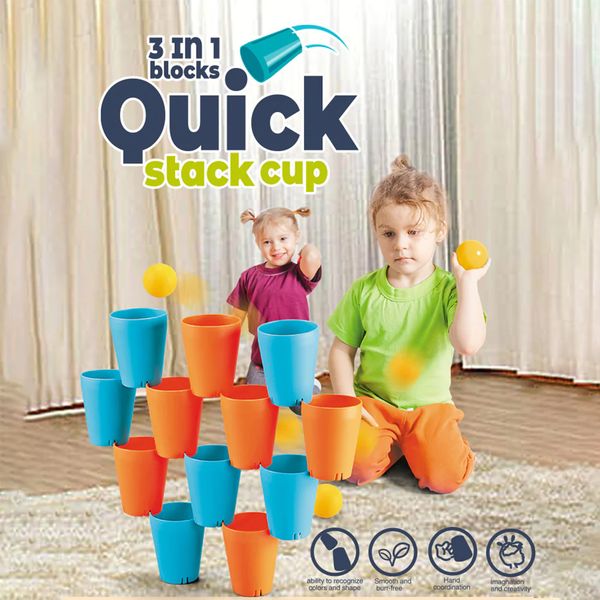 GLASS BALL STACKING GAME FOR KIDS