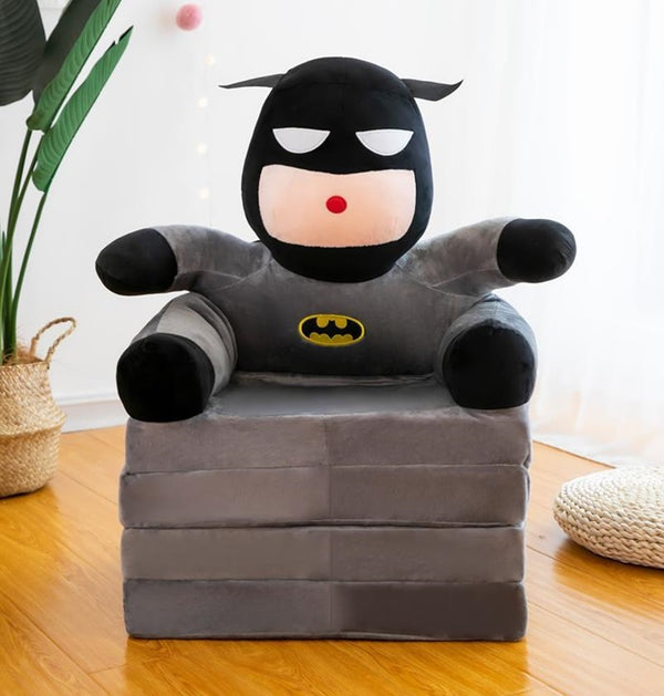 2 IN 1 FOLDABLE BABY SOFA-SEATER FOR KIDS - BATMAN