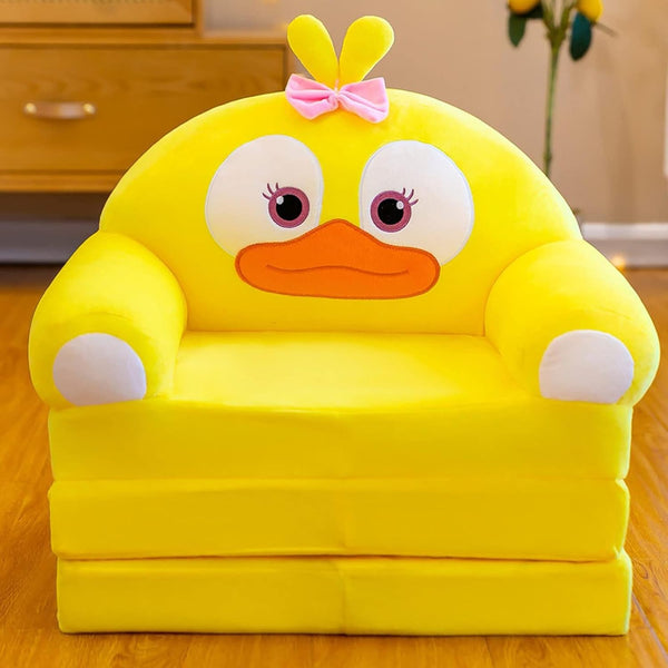 2 IN 1 FOLDABLE BABY SOFA-SEATER FOR KIDS