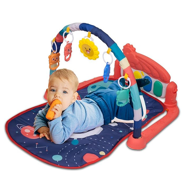 BABY HANGING RATTLE PLAY GYM MAT WITH MUSIC