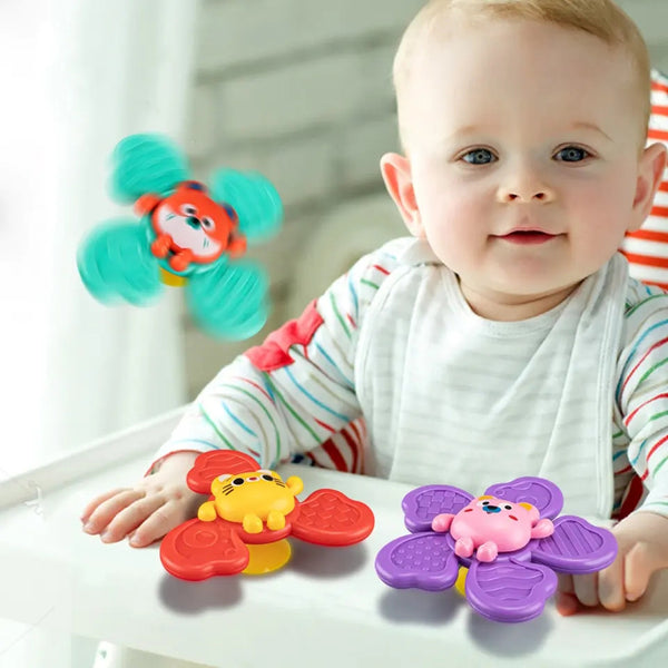 HIGH QUALITY SUCTION SPINNER TOY - PACK OF 3