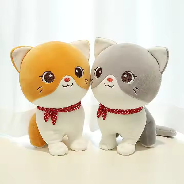 ADORABLE PLUSH CAT STUFFED TOY - 25CM
