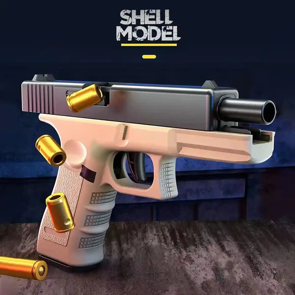 AUTOMATIC SHELL EJECTION SOFT BULLET GLOCK GUN