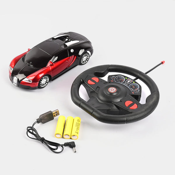 RC RACING SPORTS CAR WITH SCARING & FOOT RACE